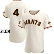 Mel Ott Men's San Francisco Giants Cream Authentic Home Jersey