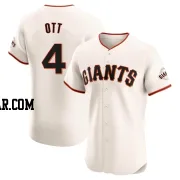 Mel Ott Men's San Francisco Giants Cream Elite Home Jersey