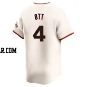 Mel Ott Men's San Francisco Giants Cream Elite Home Jersey