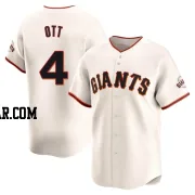 Mel Ott Men's San Francisco Giants Cream Limited Home Jersey