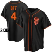 Mel Ott Youth San Francisco Giants Black Replica Alternate Jersey