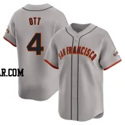 Mel Ott Youth San Francisco Giants Gray Limited Away Jersey