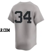 Mel Stottlemyre Youth New York Yankees Gray Limited Away 2nd Jersey