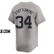 Mel Stottlemyre Youth New York Yankees Gray Limited Away Jersey