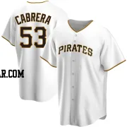 Melky Cabrera Men's Pittsburgh Pirates White Replica Home Jersey