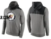 Men's Baltimore Orioles Gray Cooperstown Collection Hybrid Pullover Hoodie