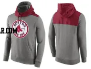 Men's Boston Red Sox Gray Cooperstown Collection Hybrid Pullover Hoodie