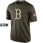 Men's Boston Red Sox Olive Dri-Fit Salute To Service KO Performance T-Shirt