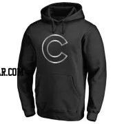 Men's Chicago Cubs Black Platinum Collection Pullover Hoodie -