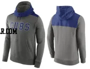 Men's Chicago Cubs Gray Hybrid Hoodie