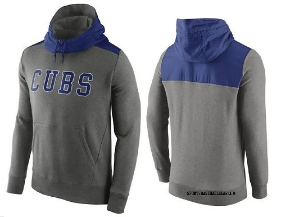 Men's Chicago Cubs Gray Hybrid Hoodie