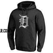 Men's Detroit Tigers Black Platinum Collection Pullover Hoodie -