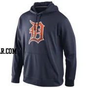 Men's Detroit Tigers Navy Blue Logo Performance Hoodie -