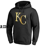 Men's Kansas City Royals Gold Collection Pullover Hoodie - Black