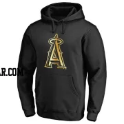 Men's Los Angeles Angels Gold Collection Pullover Hoodie - Black