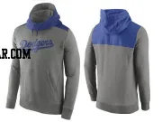 Men's Los Angeles Dodgers Gray Hybrid Hoodie