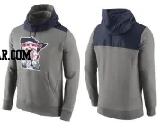 Men's Minnesota Twins Gray Cooperstown Collection Hybrid Pullover Hoodie