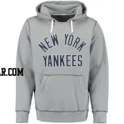 Men's New York Yankees Gray Legacy Fleece Hoodie -