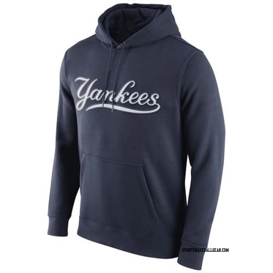 Men's New York Yankees Navy Blue Club Pullover Hoodie -