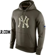 Men's New York Yankees Olive Salute to Service KO Performance Hoodie