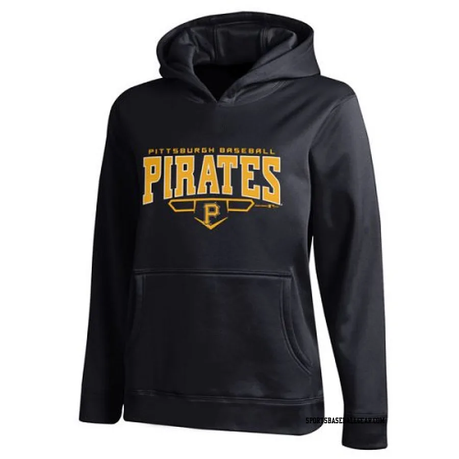 Men's Pittsburgh Pirates Black Under Armou Fleece Hoodie -