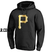 Men's Pittsburgh Pirates Gold Collection Pullover Hoodie - Black