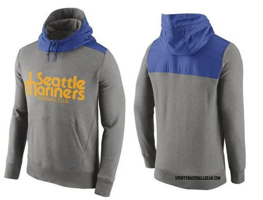 Men's Seattle Mariners Gray Hybrid Hoodie