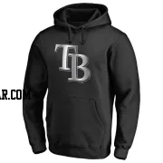 Men's Tampa Bay Rays Black Platinum Collection Pullover Hoodie -