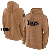 Men's Tampa Bay Rays Brown 2023 Salute to Service Club Pullover Hoodie