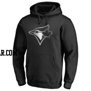 Men's Toronto Blue Jays Black Platinum Collection Pullover Hoodie -