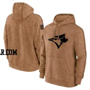 Men's Toronto Blue Jays Brown 2023 Salute to Service Club Pullover Hoodie