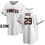 Merrill Kelly Men's Arizona Diamondbacks White Replica Home Jersey