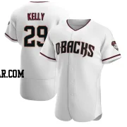 Merrill Kelly Men's Arizona Diamondbacks White/Crimson Authentic Home Jersey