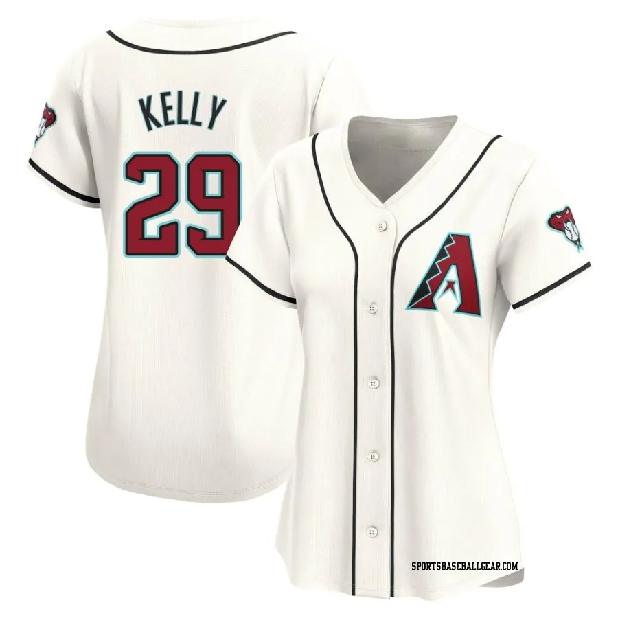 Merrill Kelly Women's Arizona Diamondbacks White Limited Home Jersey