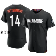 Merv Rettenmund Men's Baltimore Orioles Black Authentic 2023 City Connect Jersey