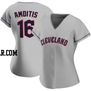 Michael Amditis Women's Cleveland Guardians Gray Authentic Road Jersey