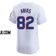 Michael Arias Men's Chicago Cubs White Elite Home Jersey