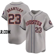 Michael Brantley Men's Houston Astros Gray Limited Away Jersey