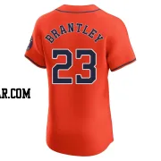 Michael Brantley Men's Houston Astros Orange Elite Alternate Vapor Premier Jersey