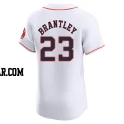 Michael Brantley Men's Houston Astros White Elite Home Jersey