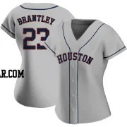 Michael Brantley Women's Houston Astros Gray Authentic Road 2020 Jersey