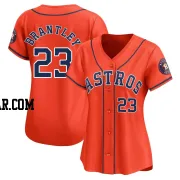 Michael Brantley Women's Houston Astros Orange Limited Alternate Jersey