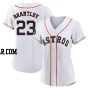 Michael Brantley Women's Houston Astros White Authentic 2022 World Series Champions Home Jersey