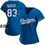 Michael Busch Women's Los Angeles Dodgers Royal Authentic Alternate Jersey