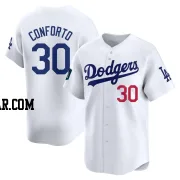 Michael Conforto Men's Los Angeles Dodgers White Limited 2024 World Tour Seoul Series Home Jersey