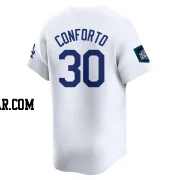 Michael Conforto Men's Los Angeles Dodgers White Limited 2024 World Tour Seoul Series Home Jersey