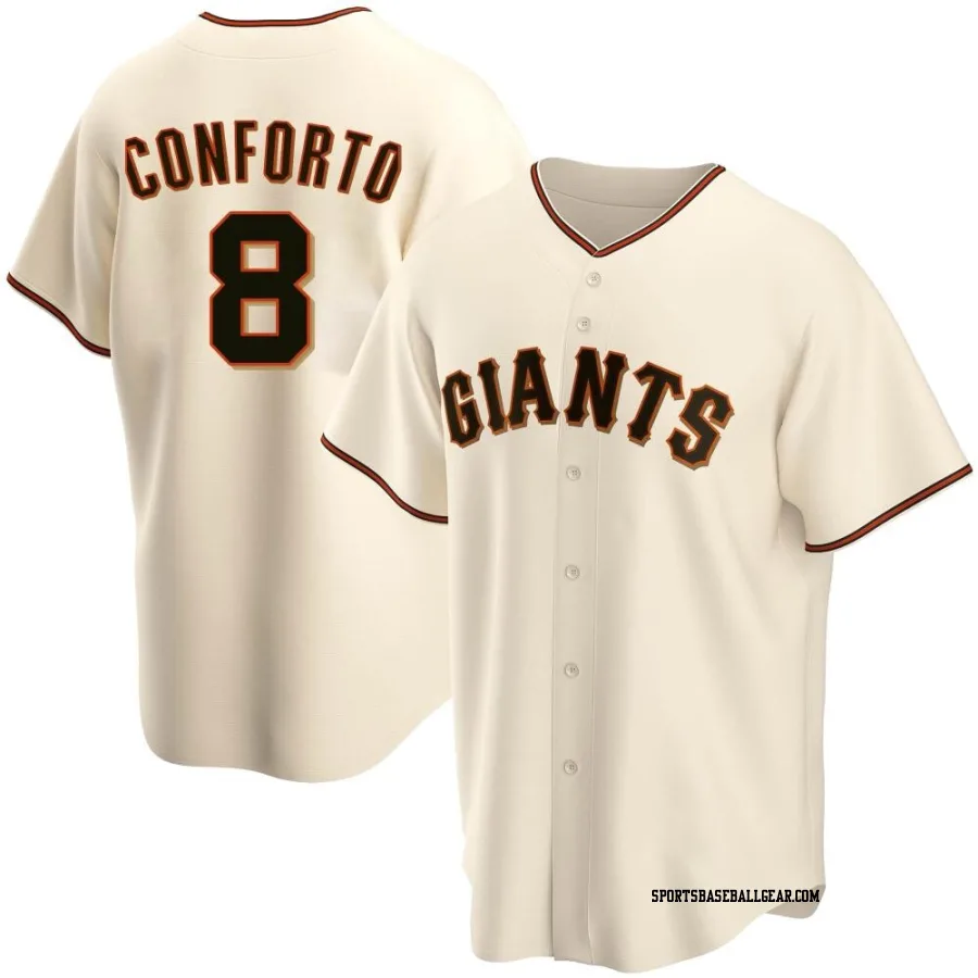 Michael Conforto Men's San Francisco Giants Cream Replica Home Jersey