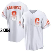 Michael Conforto Men's San Francisco Giants White Replica 2021 City Connect Jersey