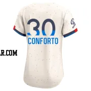 Michael Conforto Women's Los Angeles Dodgers Cream Limited 2024 City Connect Jersey