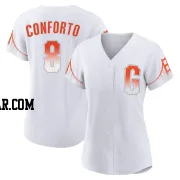 Michael Conforto Women's San Francisco Giants White Authentic 2021 City Connect Jersey